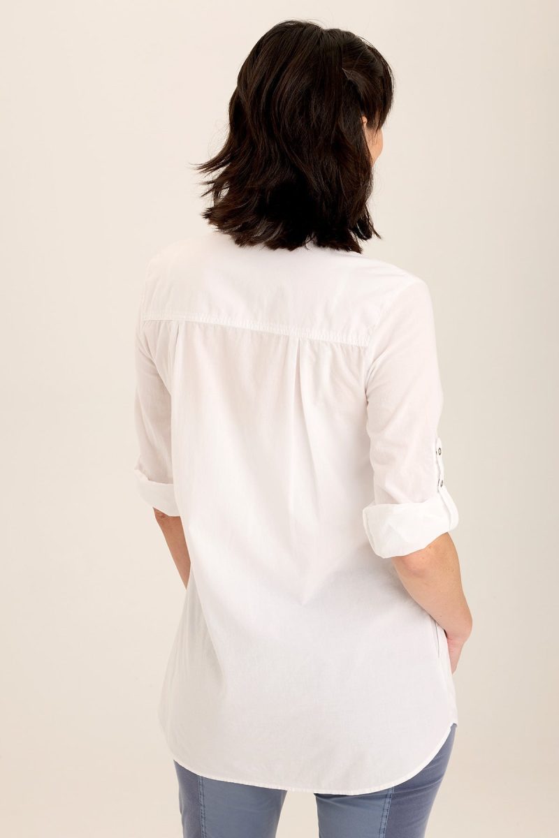 Reporter Soft Voile Button-Down Blouse - Image 3