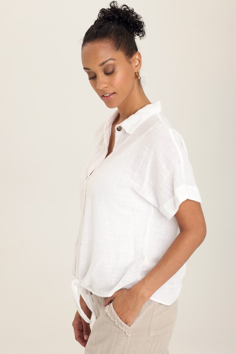 Gauze Teagan Tie Top - Image 2