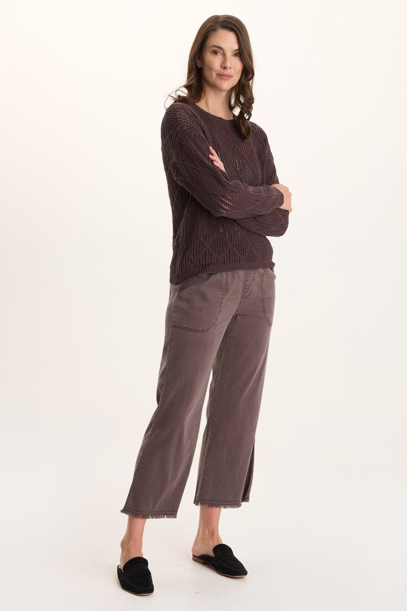 Rothwell Cotton Knit Relaxed-Fit Sweater Top - Image 2