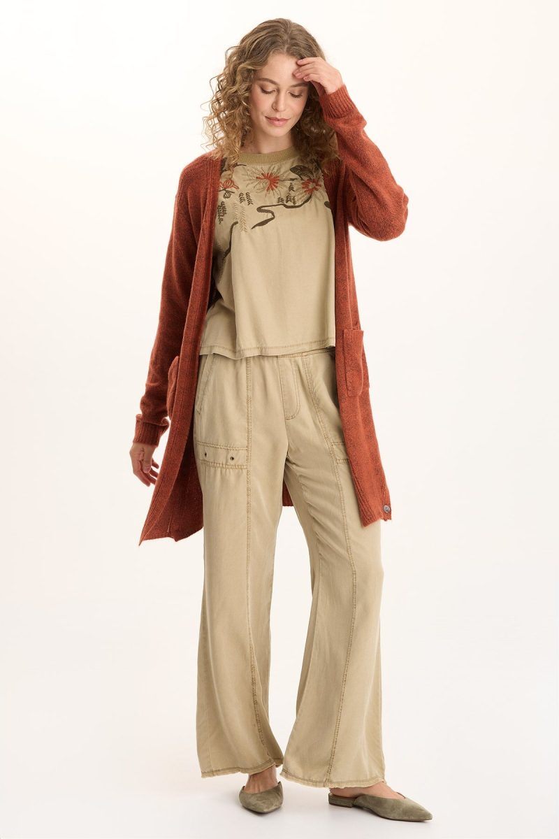 Bayek Longline Open-Front Knit Cardigan - Image 2